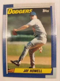 1989年トップス ベースボールカード ドジャース ジェイ・ハウエル No.40