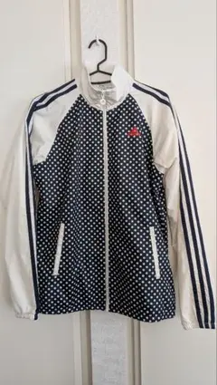 adidas CLIMAPROOF ドット柄ジャケット