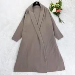 美品✨ ミューズドゥドゥーズィーエムクラス 20AW スムースニットガウンコート