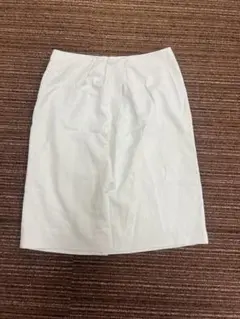 OFUON ホワイト タイトスカート　サイズS