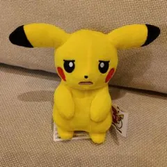 ポケモン いろんなおかお ぬいぐるみ ピカチュウ 30周年 悲しみのサムネイル
