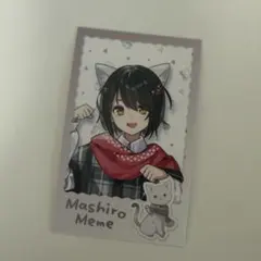 にじさんじ ましろ爻 わんにゃんdays チェキ ノーマル