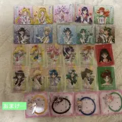 美少女戦士セーラームーンクリアカード&マグネットシートコンプ&ノベルティ2枚