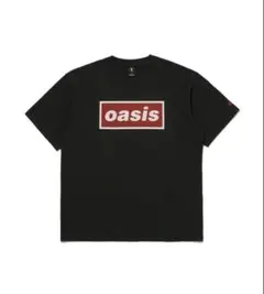 oasis ボックスロゴ Tシャツ ブラックのサムネイル