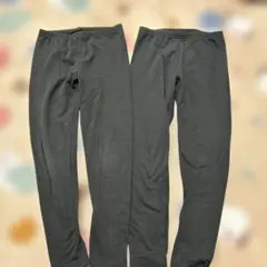 UNIQLO キッズ　ヒートテックレギンス130 2枚セット
