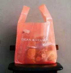 【DEAN&DELUCA】EVA素材・コーラルオレンジバッグ