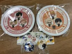 ハイキュー!! くら寿司　プレート2枚　バッジ2個