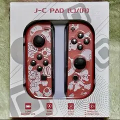 動作確認済 Switch ジョイコン マリオ ルイージ柄 互換 赤白 非純正