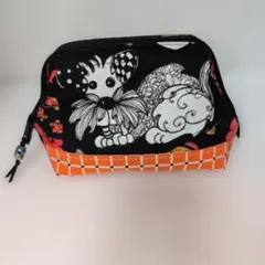 ロラライハリス ワンちゃんパネルポーチ ☆ハンドメイド品 - メルカリ