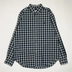 【美品】ラルフローレン チェック 長袖シャツ L 古着 ポニー ブラックウォッチ
