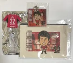 浦和レッズ　32 片山瑛一　タオルホルダー　モバガチャ　ポーチ＆キーホルダー