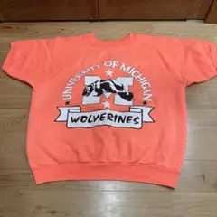 半袖スウェット　スエット　ビンテージ　L 80S ミシガン大学　ビックサイズ