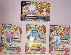アイカツカードセット　フローラルアルプスコーデ他　Aurora Fantasy