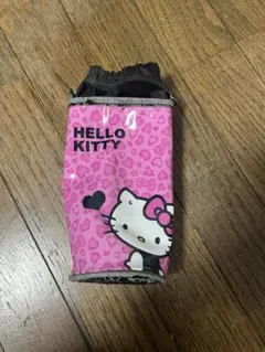 ハローキティ 水筒カバー ピンクヒョウ柄