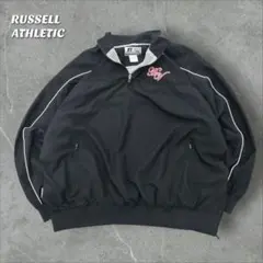ラッセルアスレチック プルオーバーハーフジップウォームジャケット XXLブラック