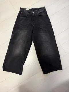 ZARA バギーデニム ブラックのサムネイル