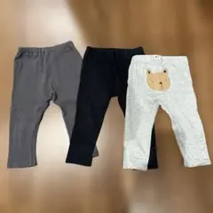 ベビー レギンス 3色セット 90cm