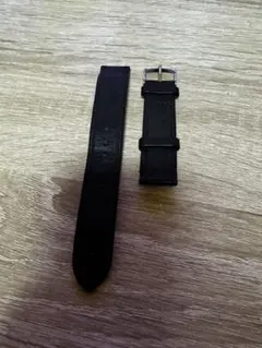 ブラックレザーベルト オープンエンド　本革ベルト