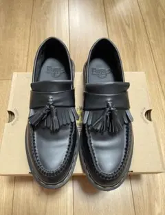 h*8様 Dr.Martensグレーステッチ ハードウェア タッセル ローファー