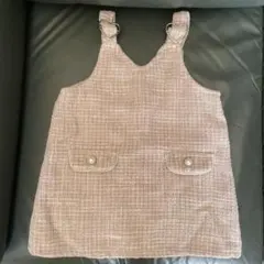 Cottoli ワンピース ピンクベージュ 綺麗め 90cm