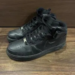 ナイキ エアフォース1 MID ブラック