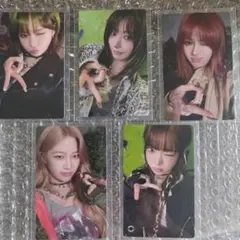 LE SSERAFIM DIFFERENT 封入トレカ5枚セット