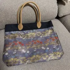 ハンドメイド　帯リメイクバック