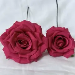 フラメンコ　フローレス　朱赤　2つセット