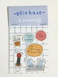 ellio haze ステッカー 6枚セット