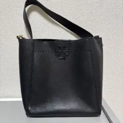 Tory Burch 黒 レザー トートバッグ