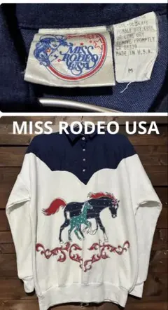 ビンテージ　90s ミス　ロデオ　　USA スウェット　トレーナー　プルオーバーのサムネイル
