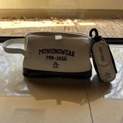 Munsingwear MN-1955 ゴルフ用ポーチとゴルフボール入れ