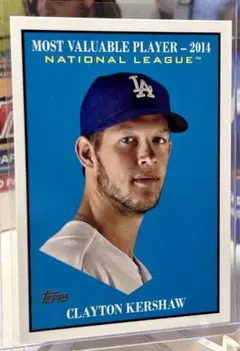 カーショウ MVPインサート Topps Update 2025