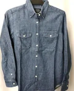 【美品】グリーンレーベルリラクシング デニムシャツ ユナイテッドアローズ M相当