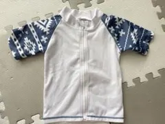 男の子用水着 10サイズ ホワイト/ネイビー