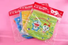 ドラえもん　サントリー　コラボ　ヨーヨー風巾着　緑　青　黄色　3枚セット