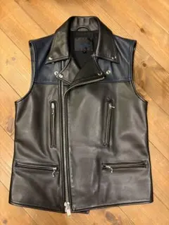 RATS ラッツ レザー ベスト M 牛革 カウハイド - メルカリ