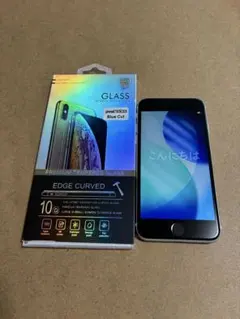 iPhoneSE 64GB 本体と保護フィルム