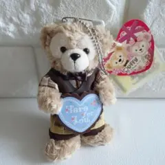 新品 ダッフィー 2012 バレンタイン ぬいば ぬいぐるみ バッジ