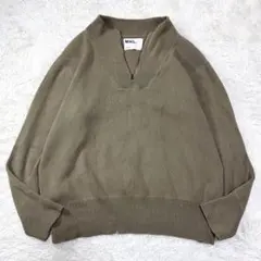 【2024年モデル×美品】マーガレットハウエル ハーフジップニット プルオーバー