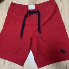 Abercrombie & Fitch アバクロ 水着 Sブルー 夏 海水浴
