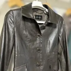 MADAM JOCONDE・羊革・ウール・レザージャケット・38サイズ/S相当