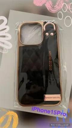 iPhone 15 Pro スマホケース ブラック