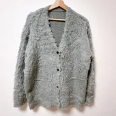 r.p.s ファーカーディガン グレー アールピーエス