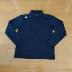 お値下げ DESCENTE メンズ長袖ポロシャツ Mのサムネイル