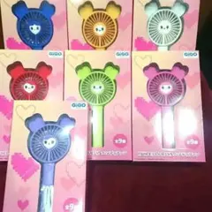GiGO TWICE LOVELYS ハンディファン 全8種 セット セミコンプ - メルカリ
