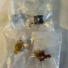 サンエックスユニバース マスコットチャーム 4点セット ガチャガチャ 目印