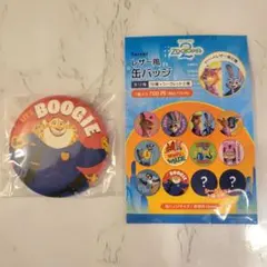 ズートピア2　レザー風缶バッジ　クロウハウザー