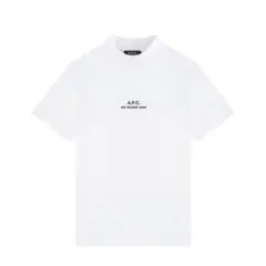 APC ハイネック刺繍ロゴTシャツ