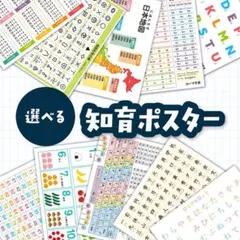 選べる 知育ポスター